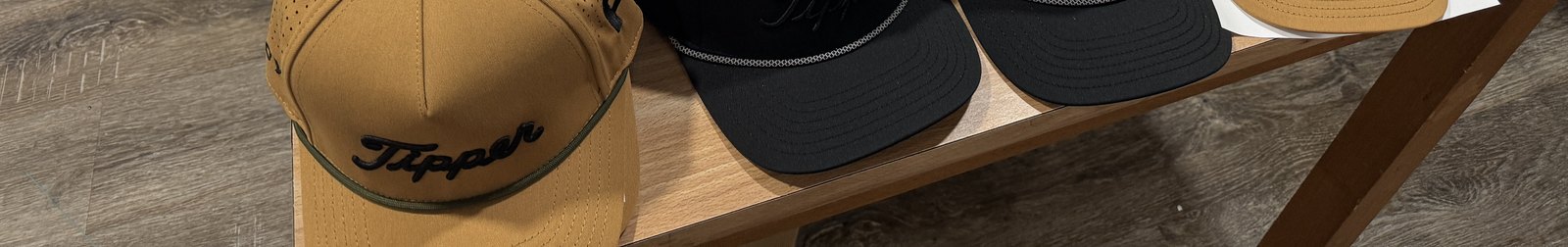Matching hats to orders. Recipient details removed.
